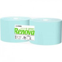 Bobina secamanos industrial 2 capas reciclada RENOVA | updirecto.es