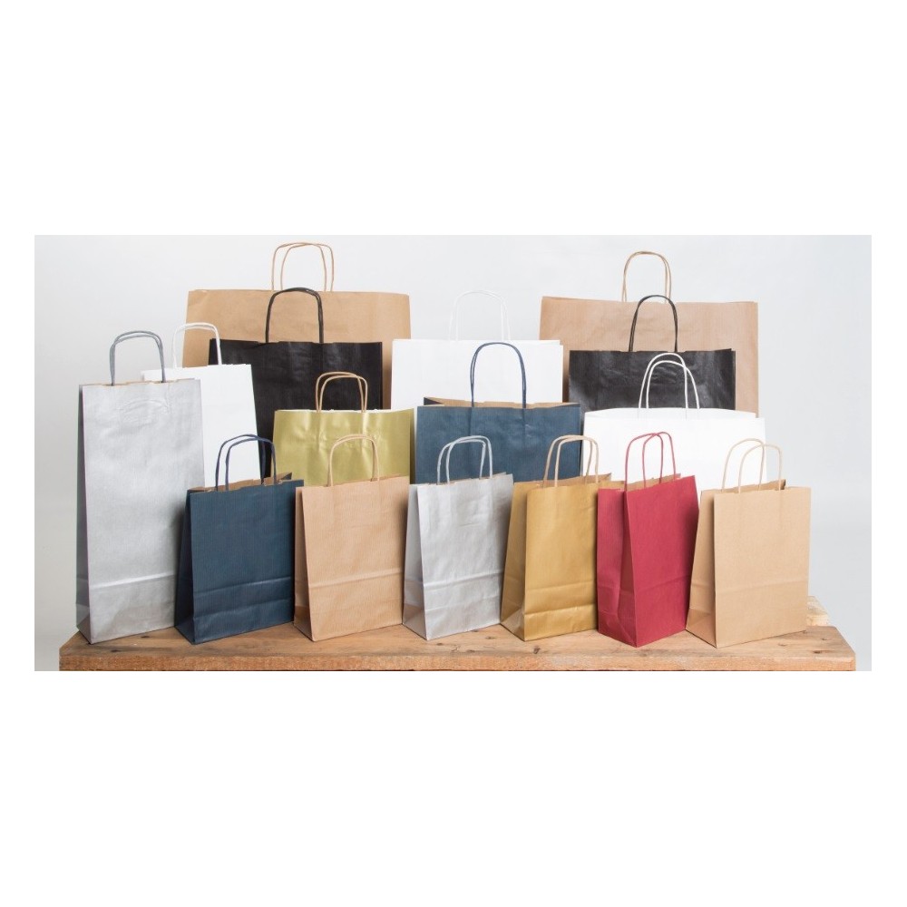 Bolsas de Papel con Asa Retorcida