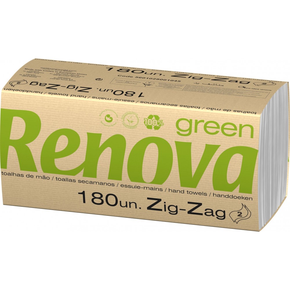Servilletas pasta reciclada Zig-Zag RENOVA